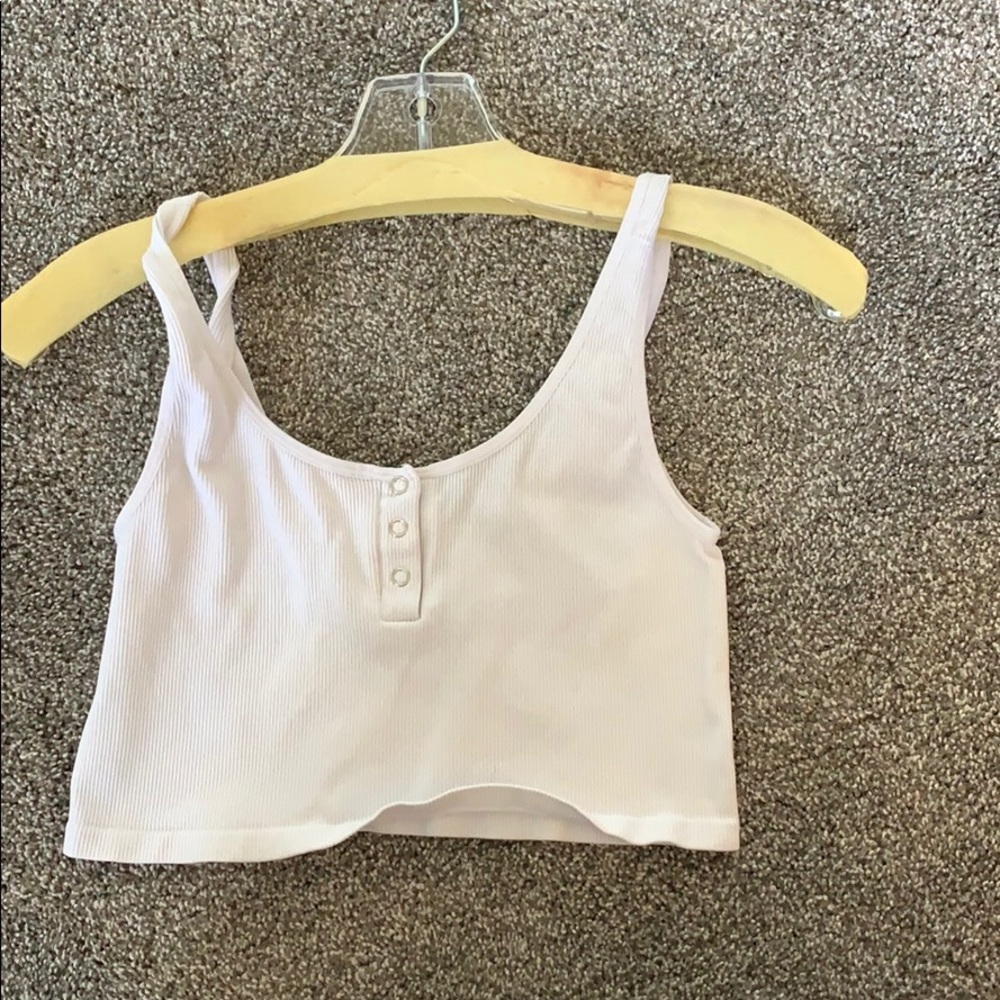 White Crop Top